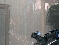 C4D OCTANE外星科幻城市场景模型