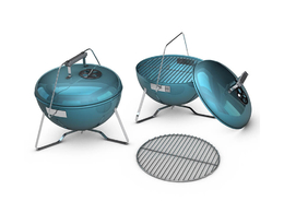 野外烧烤架C4D模型 Grill 3d model