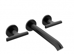 壁挂式面盆龙头浴室面盆龙头3D模型素材下载Sailing Wall-Mount Washbasin Mixer by Fa