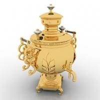 铜壶3D模型 Samovar N091209