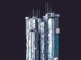 未来科幻赛博朋克高层建筑future architecture-15