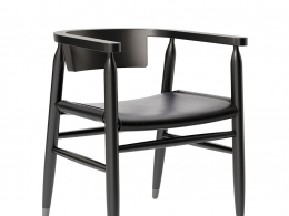 多丽丝高脚椅座椅家具3D模型素材下载Doris SH Chair by Flexform