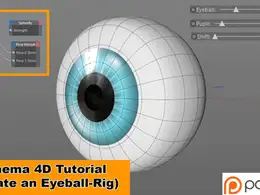 C4D创建一个眼球教程 Create an Eyeball-Rig (Cinema 4D Tutorial)