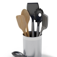 木铲、铁铲、勺子、铲子、打鸡蛋工具等厨具3D模型