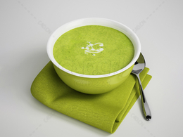 卡布奇诺咖啡牛奶C4D模型下载