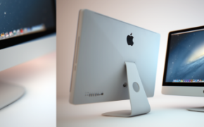 苹果一体机：iMAC电脑C4D模型