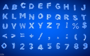 低面多边形字母、数字符号C4D模型 low poly alphabet c4d