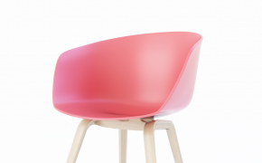 木腿矮椅子 时尚椅 餐椅C4D模型 Hay About A Chair