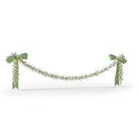 圣诞节装饰花环C4D模型 Christmas Wreath 3D model