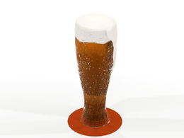 啤酒C4D模型 beer bottle