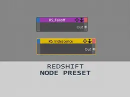 C4D Redshift预设节点文件 Redshift cinema4d node preset
