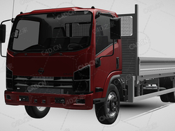 日产阿特拉斯卡车货车运输车辆汽车2021款C4D汽车模型下载