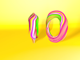 冰淇淋字 彩色字 字体 练习