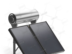 太阳能加热板太阳能热水器C4D模型下载solar_heating_panel