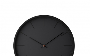 黑色壁钟C4D模型 Tone 35 Wall Clock