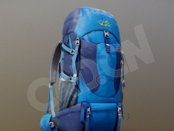 双肩包登山包背包旅行包C4D模型（白模） backpack