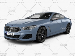 宝马8系轿车 Hum3D - BMW 8 Series (G15) M850i coupe 2019