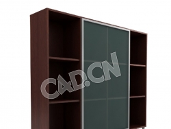 办公室柜子办公家具C4D模型