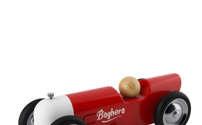红色迷你玩具车C4D模型 Mini Toy Car Thunder Red by Baghera