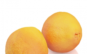 水果模型：橙子C4D模型 3D ORANGE