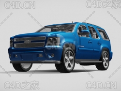 雪佛兰SUV越野车2007款C4D汽车模型下载