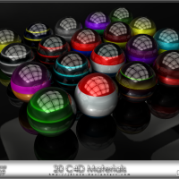 C4D超炫材质球：C4D Material Set 12