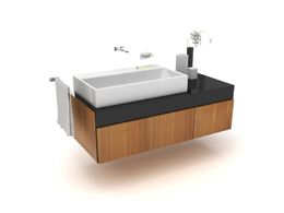洗手台C4D模型 -029 bathroom 3d model