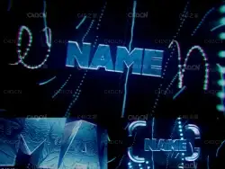 C4D+AE电影标题文字动画模板 Template