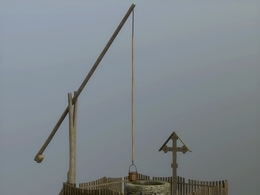 乡村水井C4D模型 Rustic Fountain Well Environment