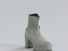 服饰模型：高跟皮鞋