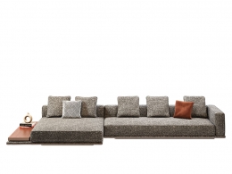 米诺特地平线沙发D款3D模型素材下载Horizonte Sofa D by Minotti