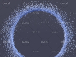 粒子之门粒子圆环C4D模型dr strange portal