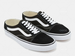 万斯经典低帮硫化帆布板鞋模型C4D模型vans old skool black