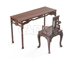 明清风格红木家具书房桌椅中式古典家具