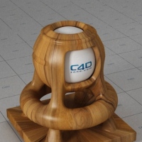 C4D VRAY材质：Legno Teak