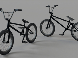 自行车C4D模型 BMX
