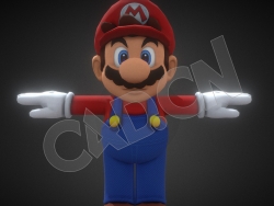 卡通模型-超级玛丽