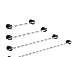 德科沃特黑石系列毛巾杆浴室毛巾挂杆3D模型素材下载Black Stone Towel Rail by Decor