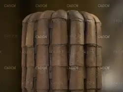 屋顶瓦片贴图素材 Roof Tiles