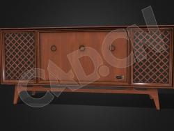 复古老式收音机C4D模型 Zenith