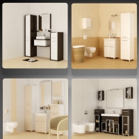 卫生间模型-CGAXIS 02 Bathroom set