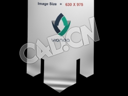 C4D古代旗子仿古旗子道具酒店酒馆旗帜 flag