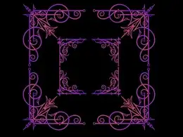 C4D欧式花边生长动画工程 花框生长动画 Decoration Frame five