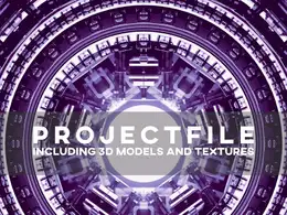 C4D科幻曼荼罗图案创意工程 MAUVE MANDALA