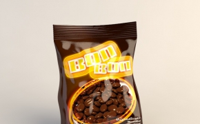 C4D巧克力糖果包装袋走路动画模型糖果 candies animation