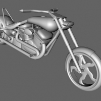 摩托车3D模型 Motorcycle 3D model