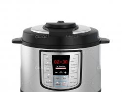 多功能不锈钢压力电饭锅 厨房电器电压力锅C4D模型 Electric pressure cooker