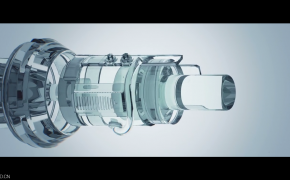 水晶机械包装动画C4D工程文件