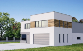 别墅C4D模型 Family house - exterior