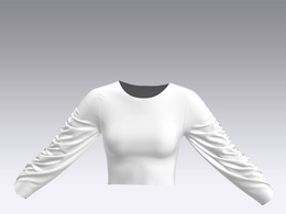 c4d模型女性衣服上衣Sleeves-51